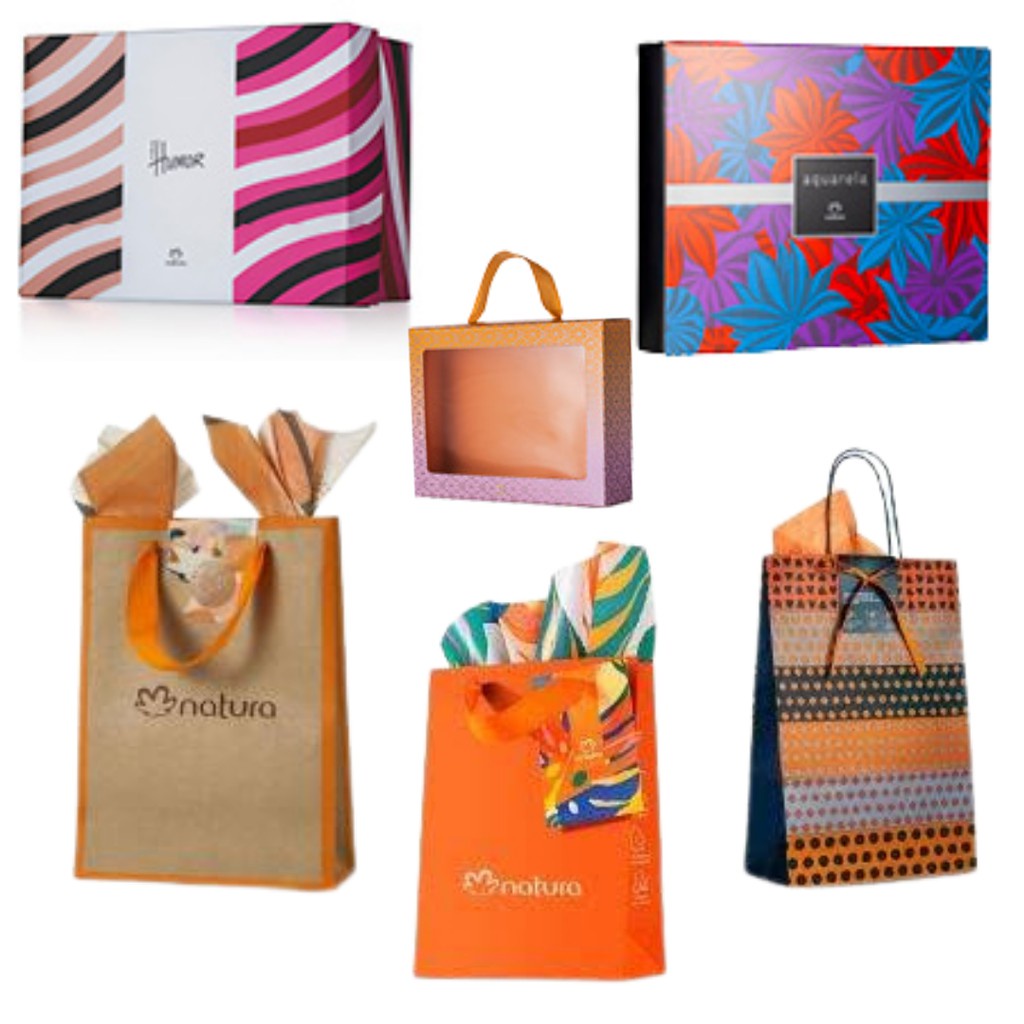 Embalagens e Caixas para presentes Natura | Shopee Brasil