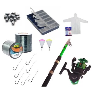 KIT de Pesca 26 Peças + Brinde - Pronto para Pescar!