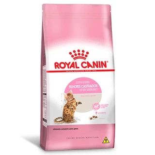 Ração Royal Canin Feline Kitten Sterilised para Gatos Filhotes Castrados - 1,5Kg