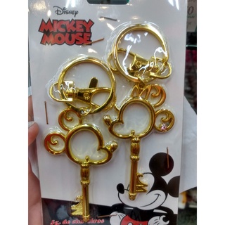 JOGO CHAVEIROS DOURADOS MICKEY & MINNIE - Disney