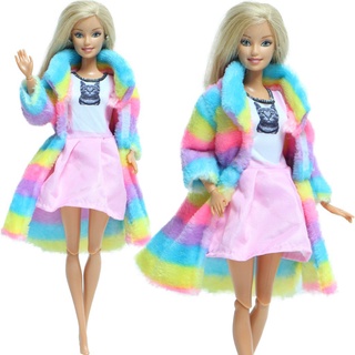 Roupa Fashion para Boneca Barbie * Saia + Camiseta Pet