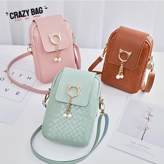 【 Crazy bag 】 Crossbody Bolsa Para Celular Feminina Da Moda 2022 Versão Coreana A Tiracolo Moedas