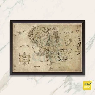 Quadro Terra Média Senhor dos Anéis