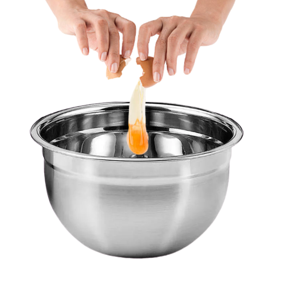 Tigela Bowl Aço Inox 28cm Fundo Multiuso Profissional Cozinh