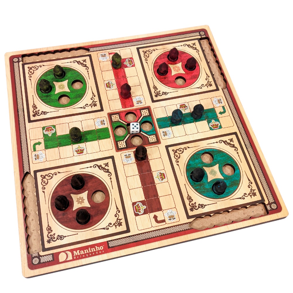 Jogo de tabuleiro 5 em 1 jogo infantil educativo em madeira brinquedo