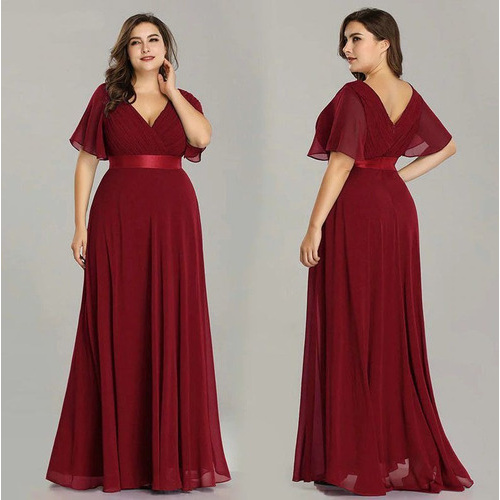 Vestido mae do 2024 noivo cor marsala