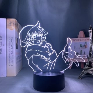 Anime Your Turn To Die Shin Tsukmi Figure Lâmpada Led Noturna Jagermeister 1