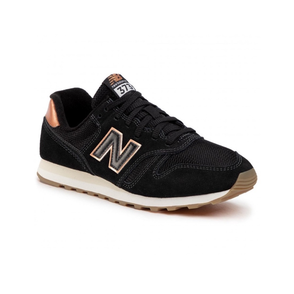 New balance store 373 preto couro