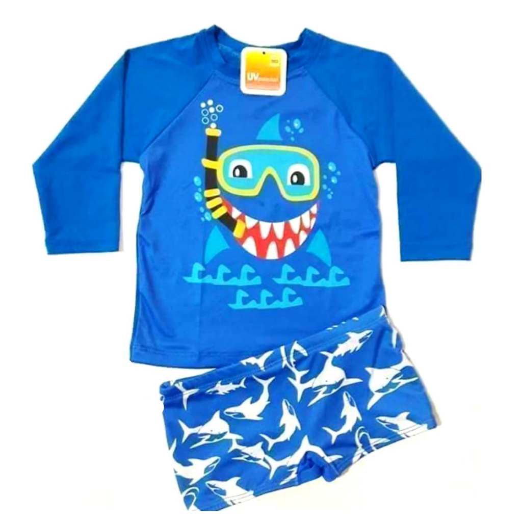 Conjunto Térmico Proteção Solar Blusa Uv 50+ Bebê Infantil