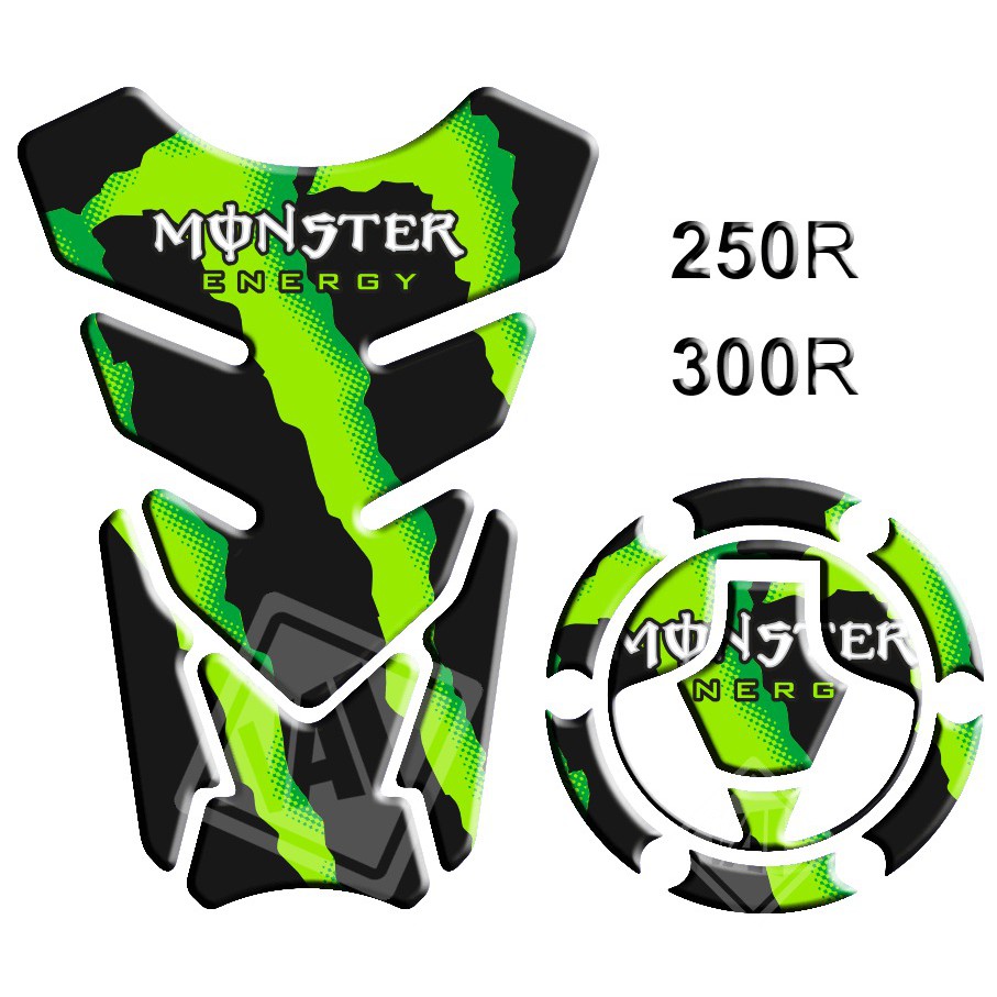 Motorcycle Tankpad van hars, zelfklevend, 3D-effect, compatibel met Kawasaki Z900 (rood