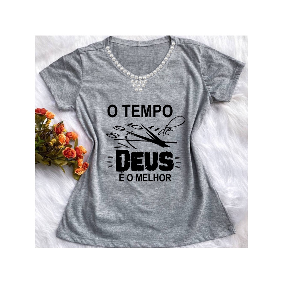 Blusas com sale dizeres evangelicos