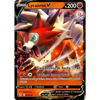 Carta Pokemon Gyarados V Português 028/203 Card Original Copag