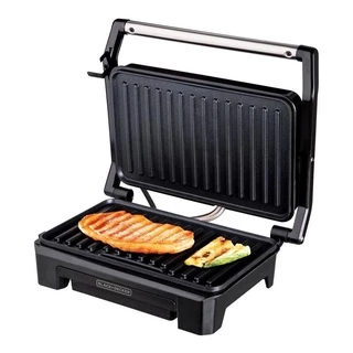 Grill E Sanduicheira Eletrica Prensa Black Decker 800w *127v*