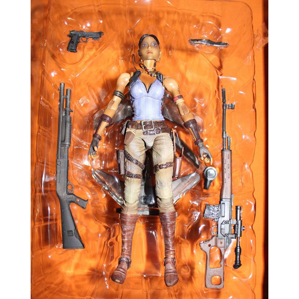 Sheva Alomar Play Arts Kai Figura Original Resident Evil 5 | Shopee Brasil