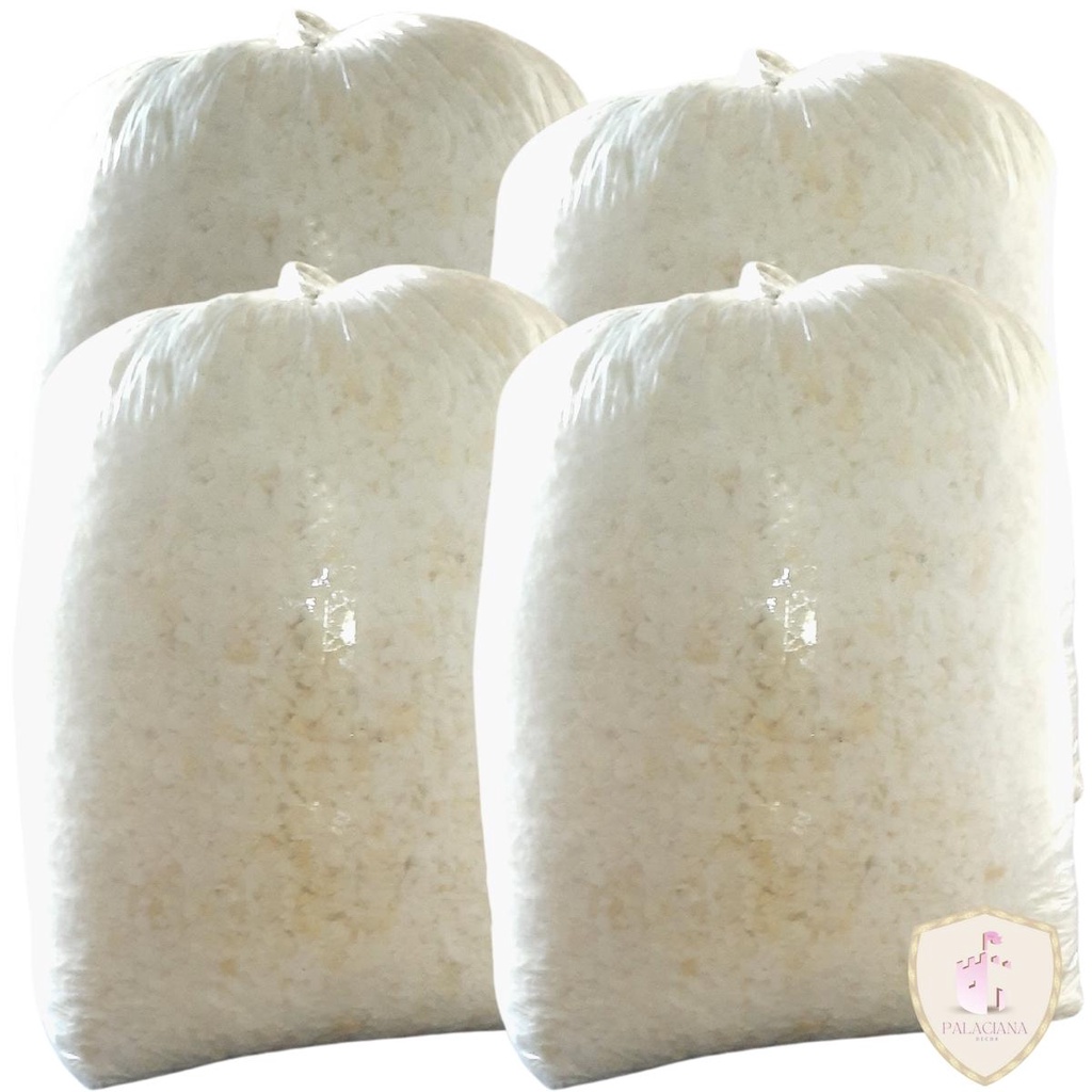 Espuma flocada 8 quilos para enchimento de puff gigante e almofadas ...