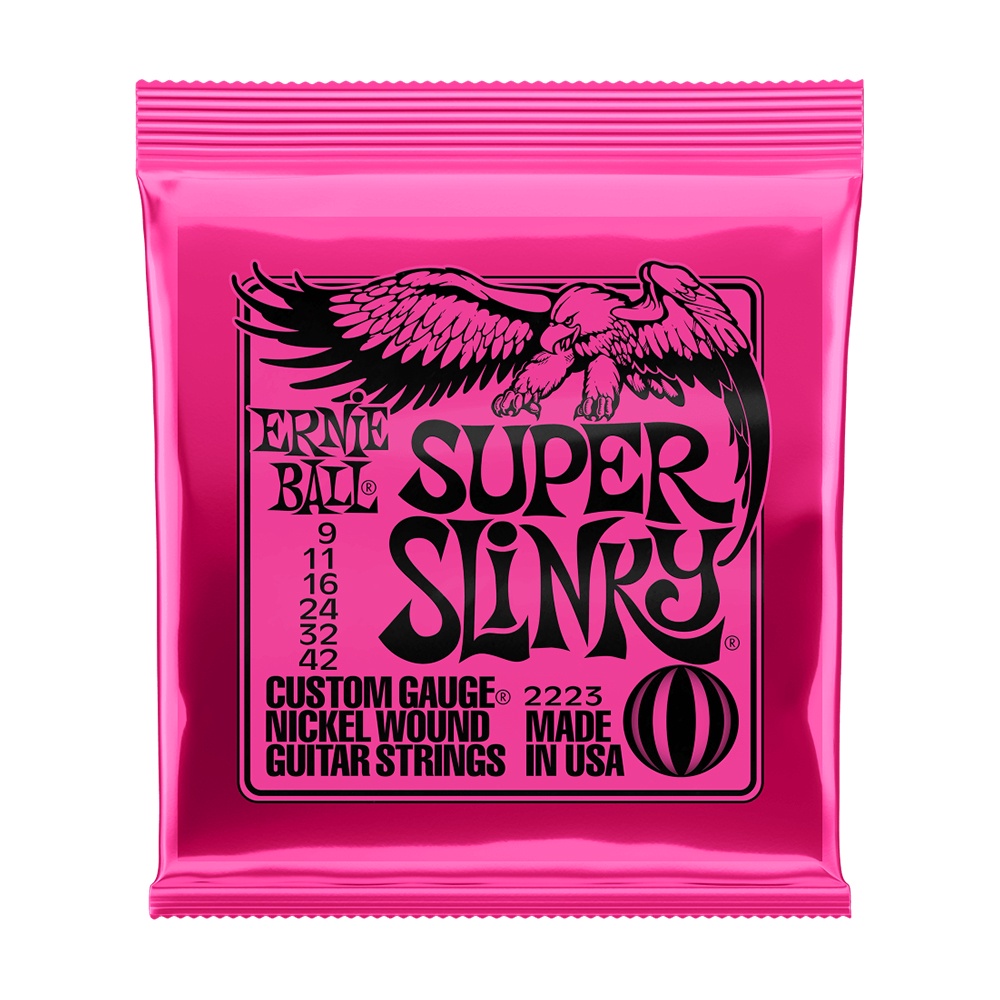 Encordoamento Guitarra 009 Super Slinky Ernie Ball P02223