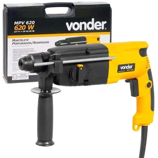 Furadeira Martelete Perfurador E Rompedor Profissional 620w Mpv620 Vonder PROMOÇÃO