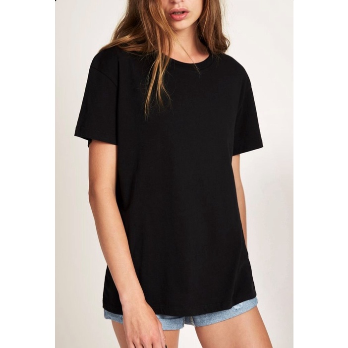 Camiseta Camisa Básica 100% Algodão Feminina Minimalista Mulher Tumblr Tshirt  Blogueira