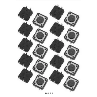 Chave Tactil Push Button 12x12x4,3mm 4t 180g - 10 Peças