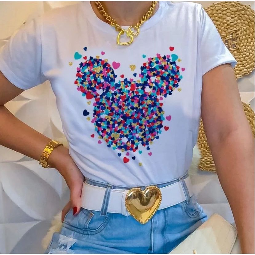 Blusa Tshirt Feminina Camisetas Atacado Revenda Fabricante