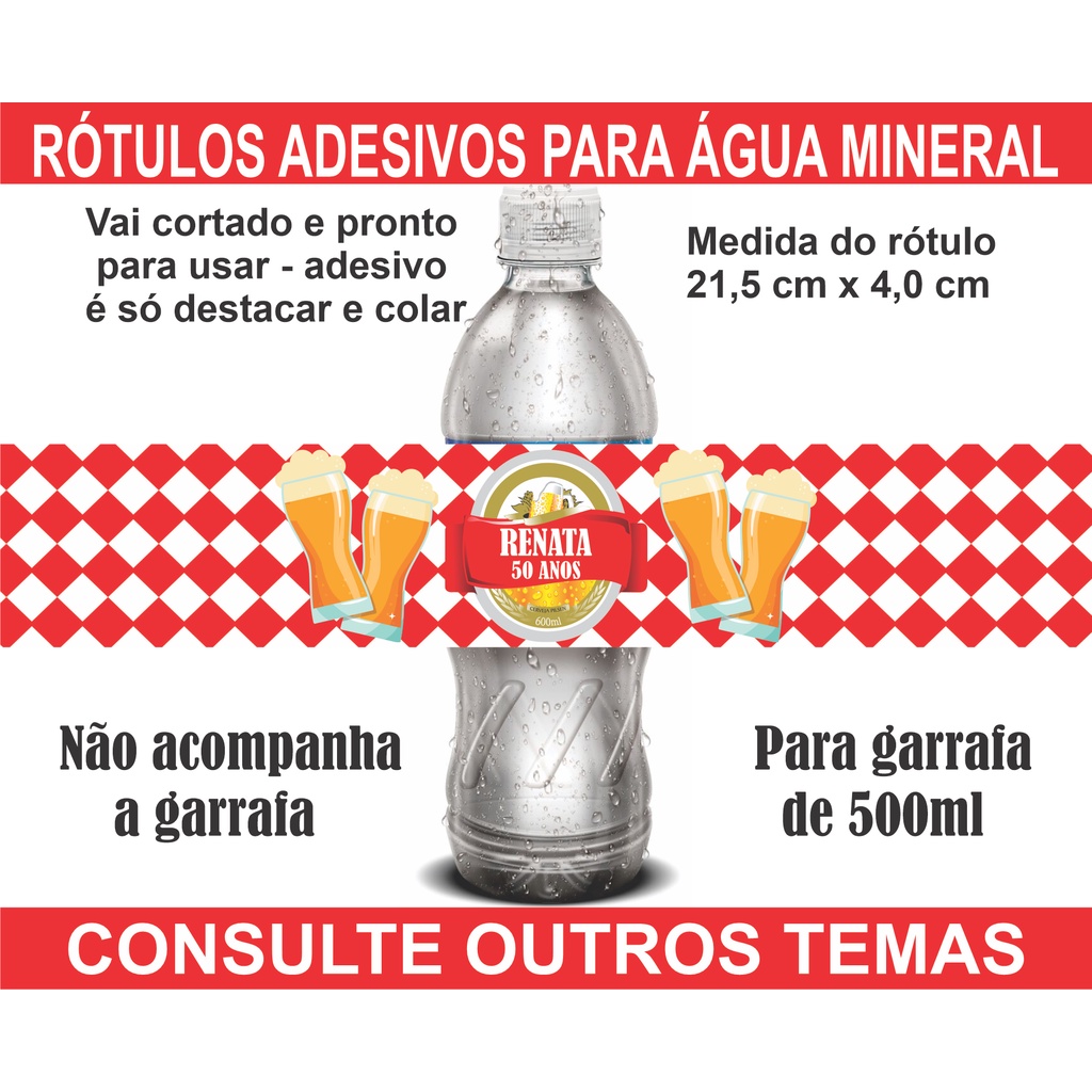 Aprenda a ler o rótulo da água mineral