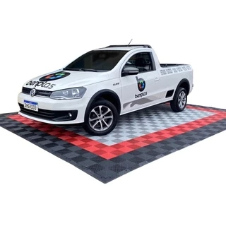 Detailer Piso Estrado Automotivo Plástico Garagem Oficina - Diversas Cores Benplas - Kit com 10.
