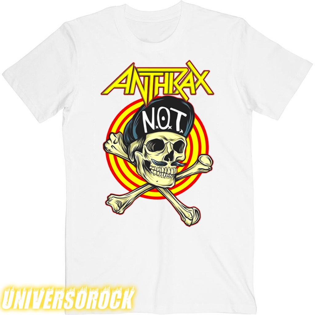 Camiseta Tshirt Unissex Anthrax Banda Thrash metal Shopee Brasil