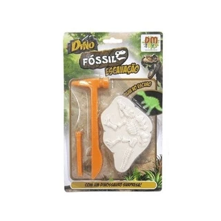 Dino Fossil Escavação Brilha No Escuro DMT5753 - Dm Toys
