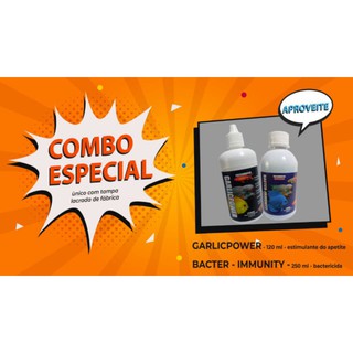 COMBO especial 1 bacter immunity 250ml +1 gralic power 120ml