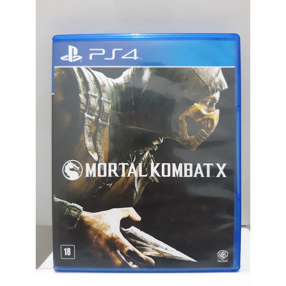 Mortal Kombat X PS4 Mídia Física Seminovo Em perfeito Estado | Shopee ...