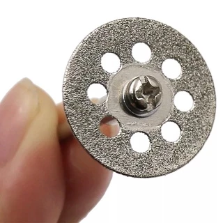 Kit 10 discos 22mm Diamantados corte micro retífica Dremel. Pronta entrega