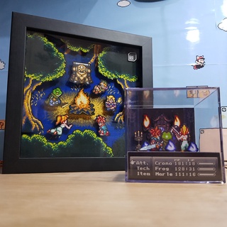 COMBO! Chrono Trigger - Diorama cubo e moldura