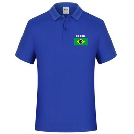 Camisa Polo Brasil polieste