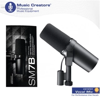 SM7B Microfone Cardioid Dynamic Microphone Studio Resposta À Freqüência Selecionável Para Gravação Ao Vivo Em Palco Podcasting