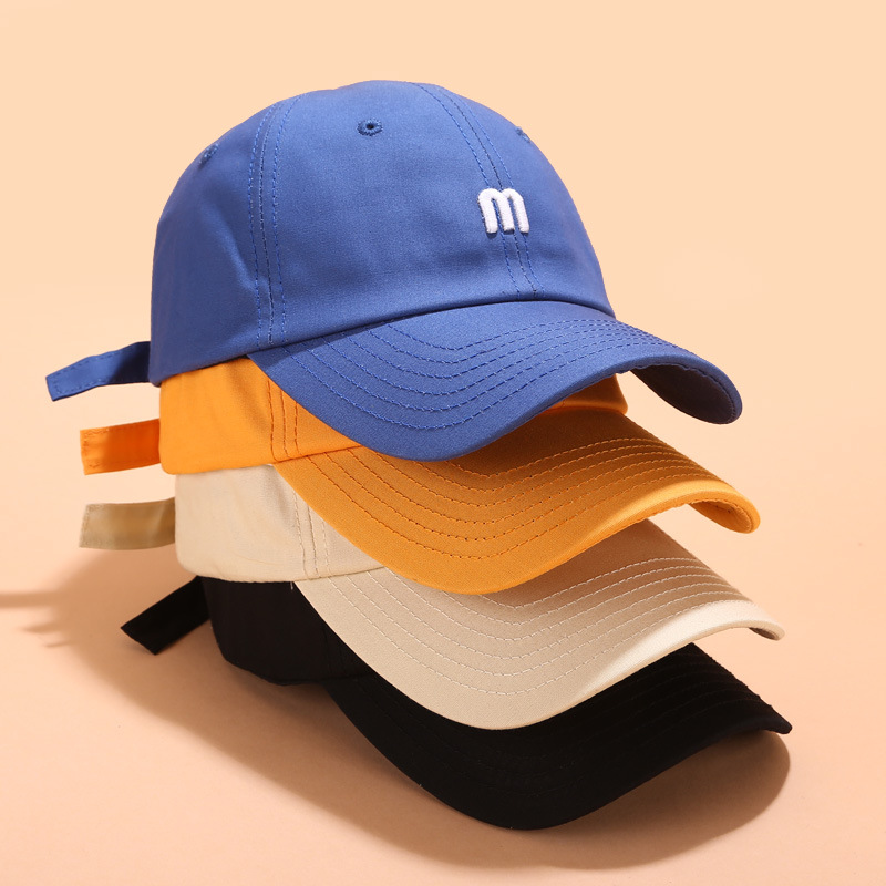 Versão Coreana ins Carta Boné De Beisebol Versátil Algodão Feminino Verão Ao Ar Livre cap Moda Estudante Casal cap Sombrinha