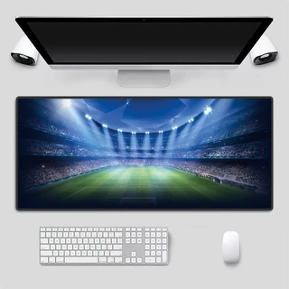 Mouse Pad Grande 90x40 Couro Gamer Desk Pad Champions League