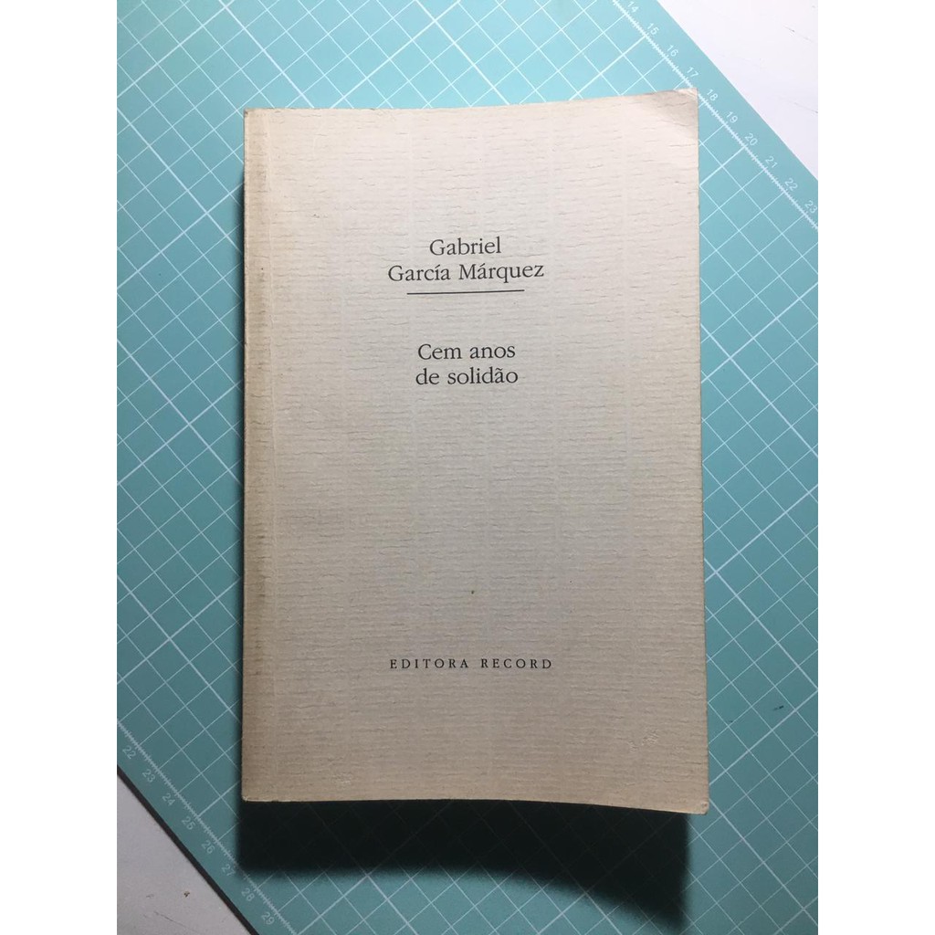 Livro Cem anos de solidão - Gabriel García Márquez | Shopee Brasil