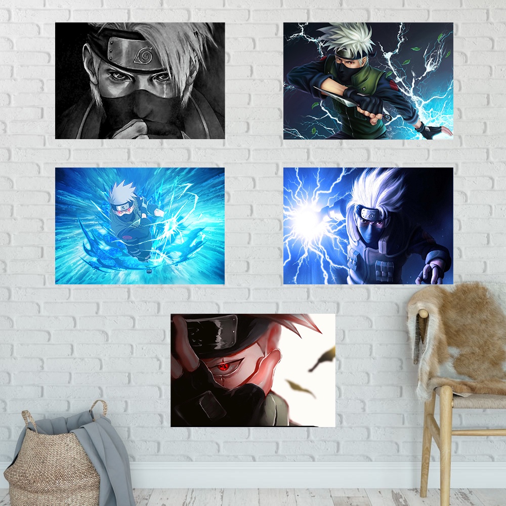 Placa Decorativa - Quadro - Anime - Kakashi - Naruto (v703)