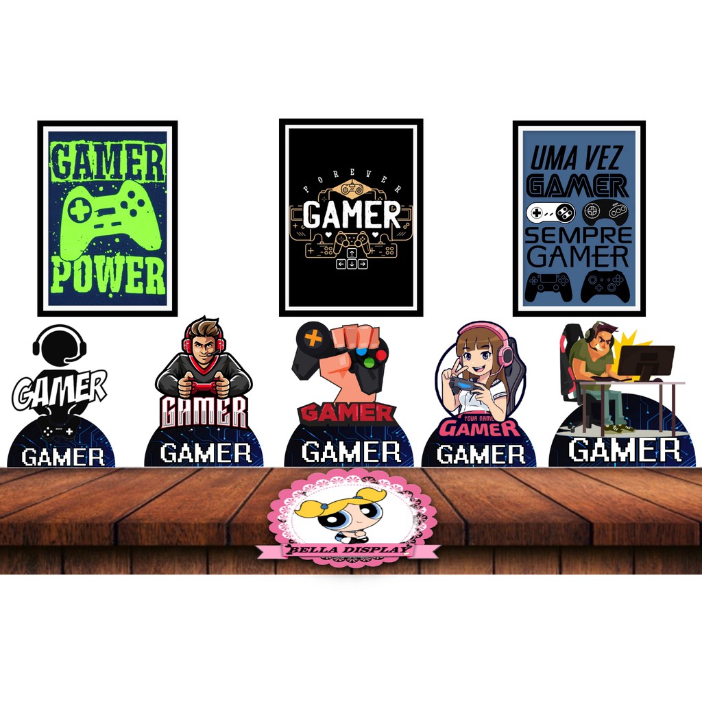 Quadro placas decorativa jogo roblox gamer mdf 20x28