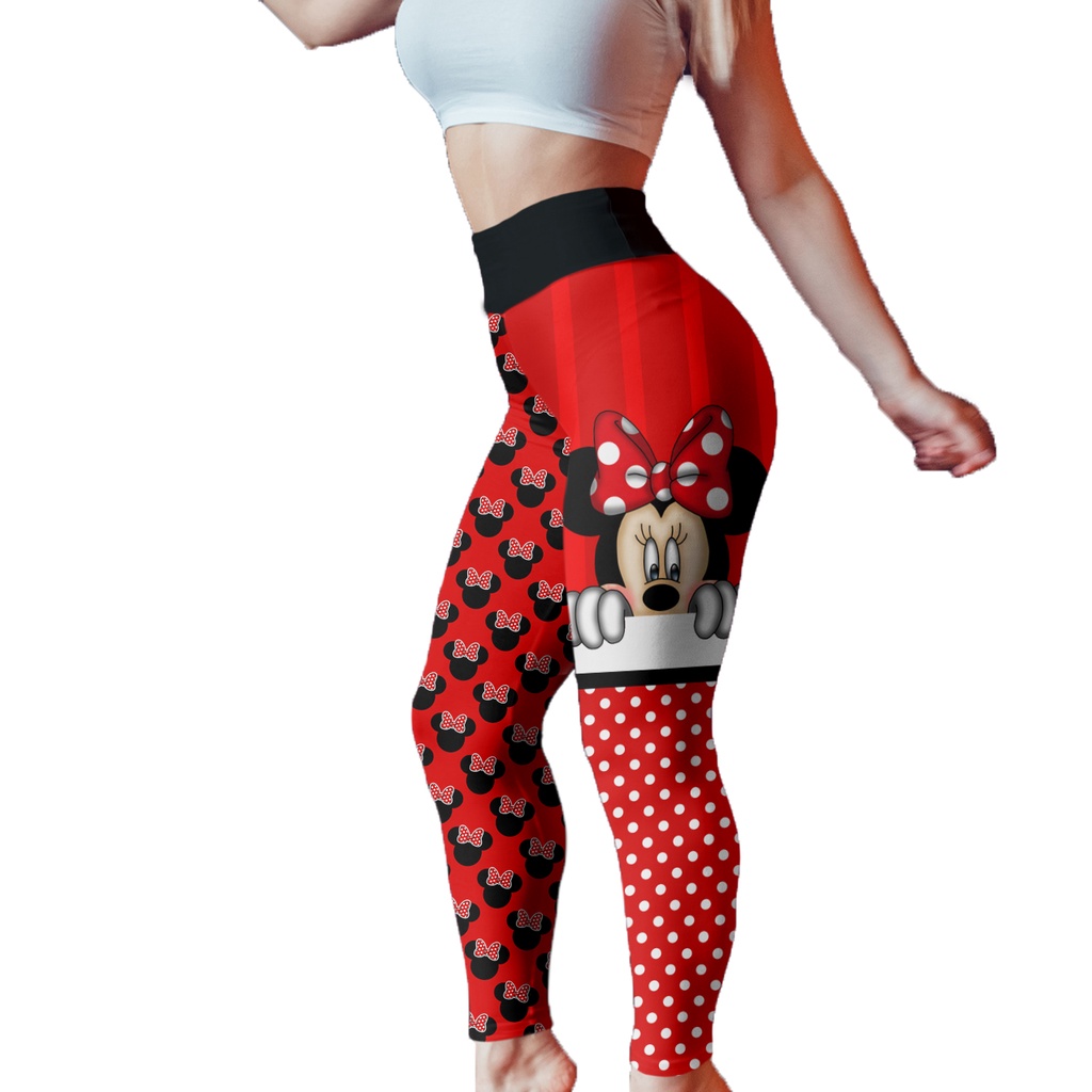 Calça legging best sale da minnie