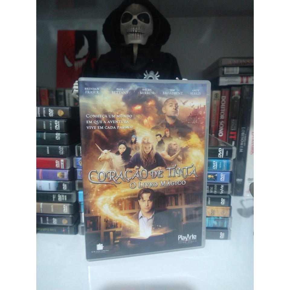 Coração de Tinta o Livro Mágico Dvd Shopee Brasil
