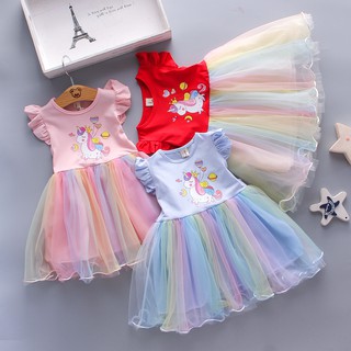 Vestido tema hot sale unicornio infantil