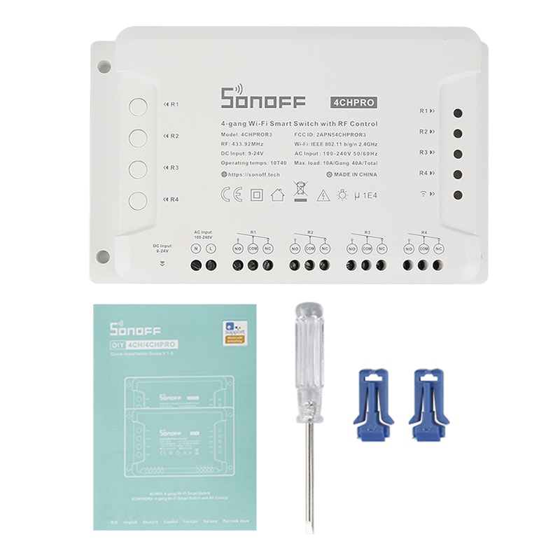 Interruptor Intelligent Sonoff 4ch Pro R3 Wifi/rf Control | Envío Gratis