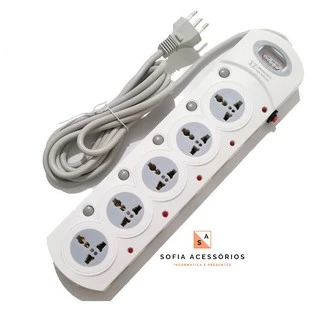 Régua Extensao Filtro De Linha 16 Tomadas 10a 20a 3000w