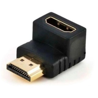 Adaptador Hdmi 90 Graus Em L Macho X Fêmea 1.4 Para Tv Parede