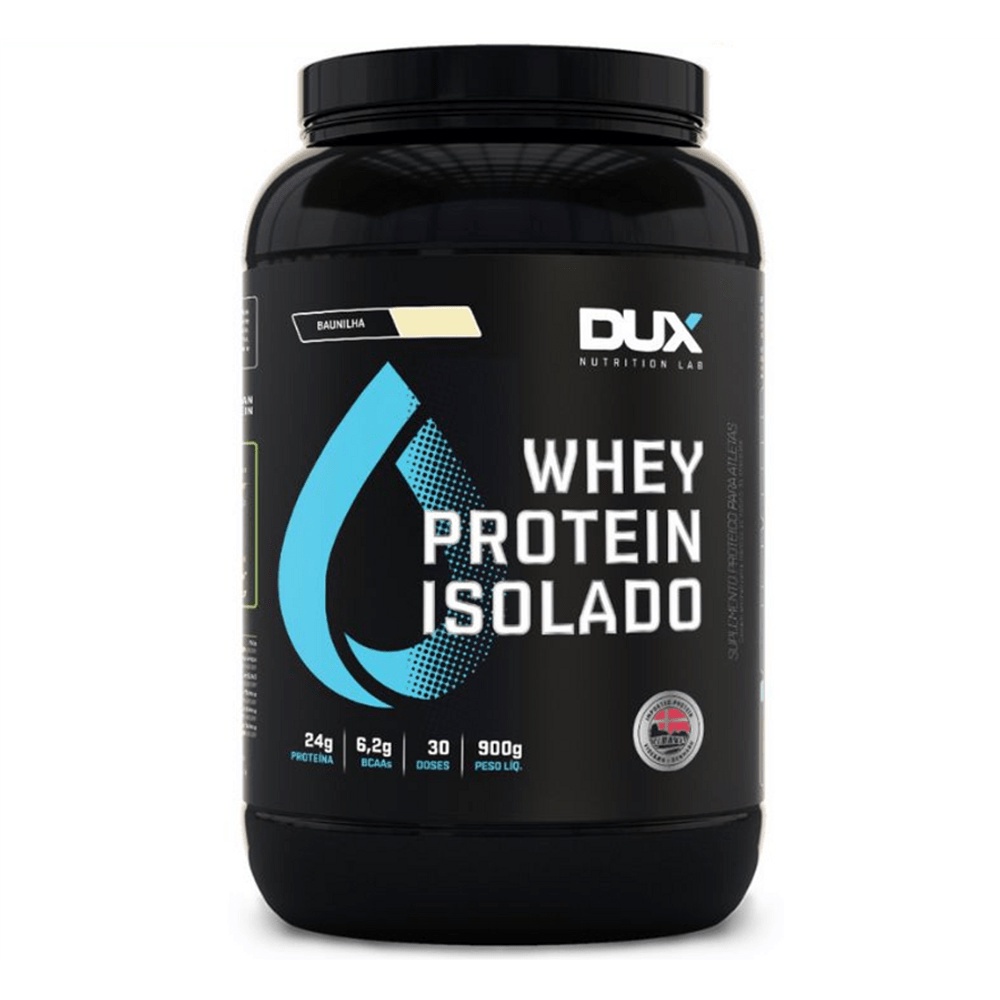 Whey Protein Isolado Baunilha Pote 900g – Dux Nutrition
