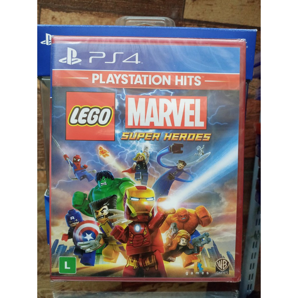 Lego Marvel Vingadores Ps4 Mídia Física Semi Novo - Aloja