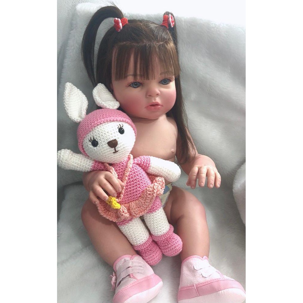 BEBÊ REBORN MARAVILHA MEGA REALISTA UMA CRIANÇA QUASE REAL 70 CM