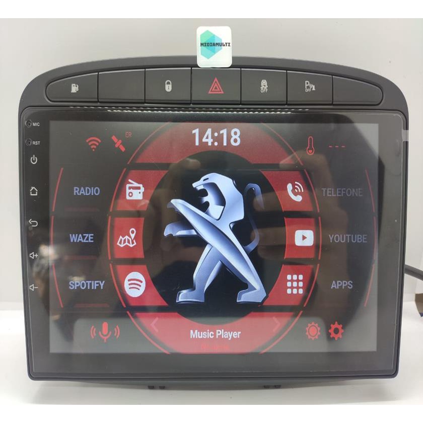 Multimidia Peugeot 308/408 Android Espelhamento Tela 9 Gps | Shopee Brasil