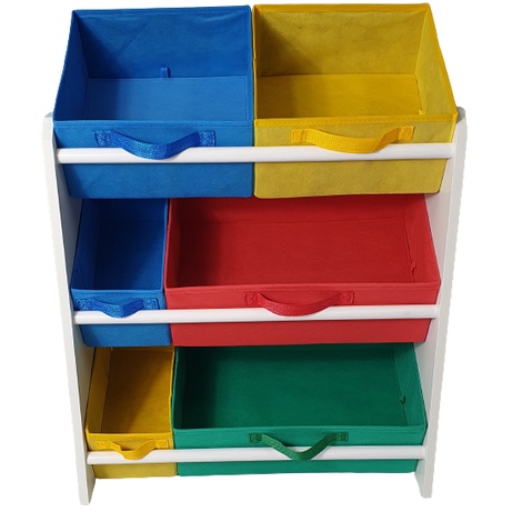 Organizador Colorido Azul Verde Vermelho Amarelo Brincar